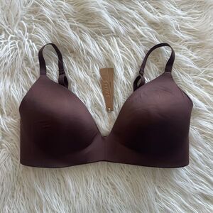 Skims Wireless Form T-shirt Bra Cocoa Size 38D